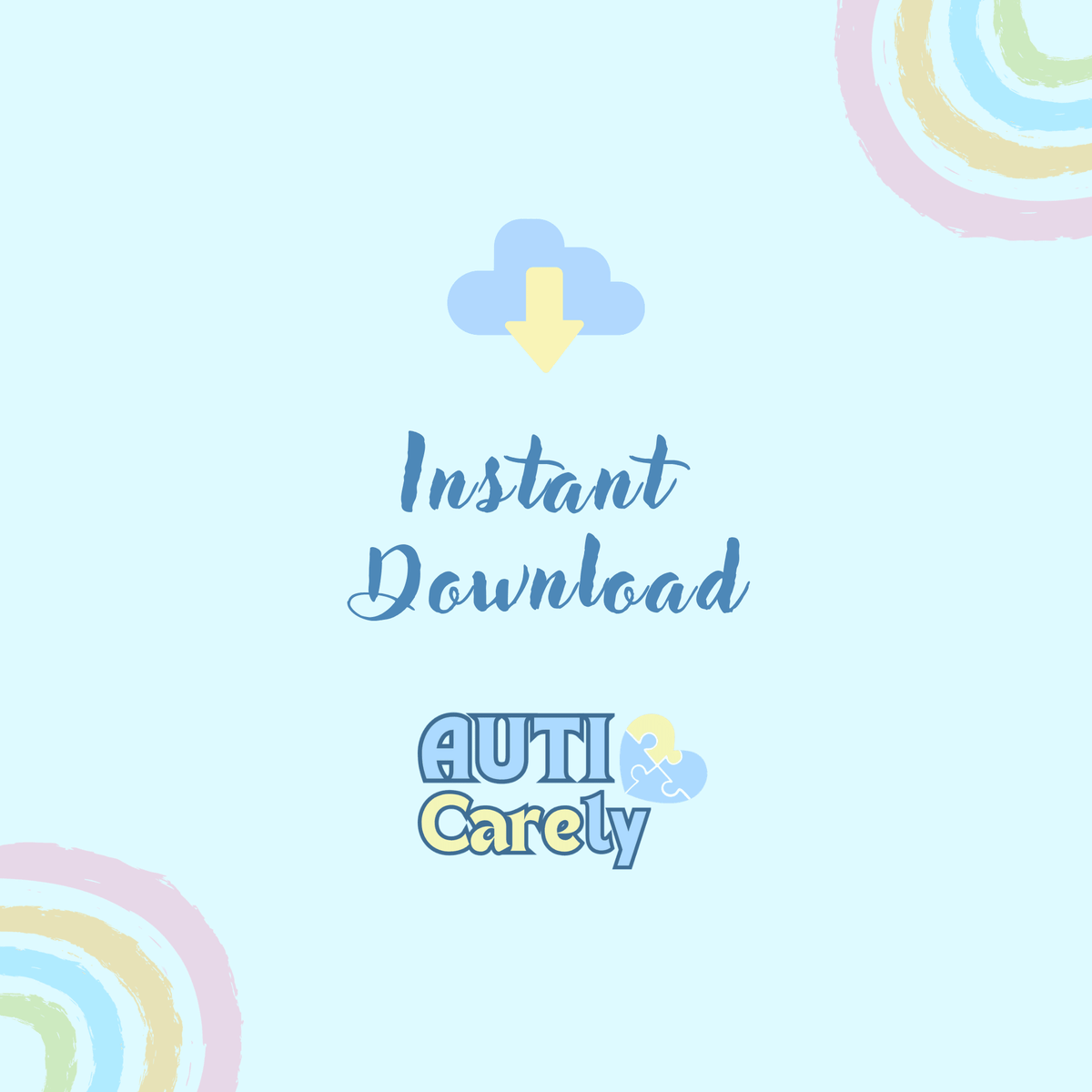 Autism Behavior Cards | Stop Hitting & Calm Meltdowns with 45 ABA Visual Cards for Home & Classroom | Printable