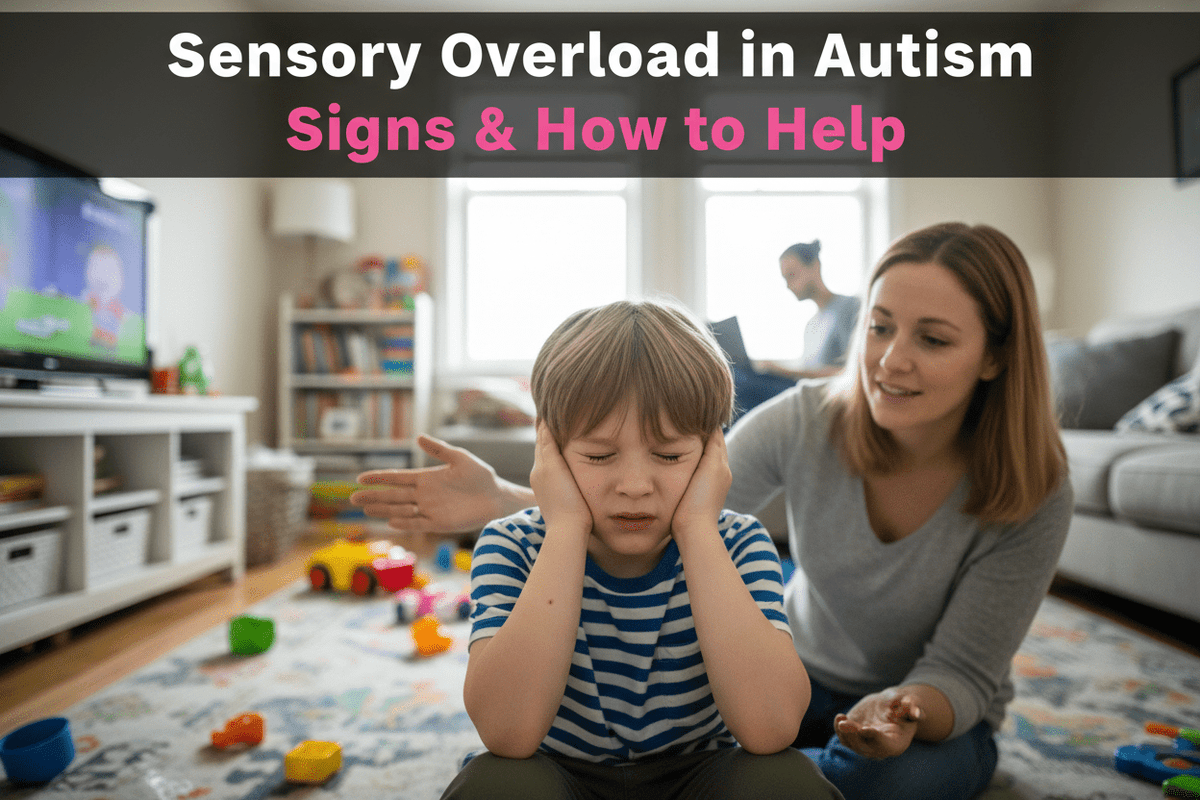 Autistic child experiencing sensory overload — signs, triggers and how to help