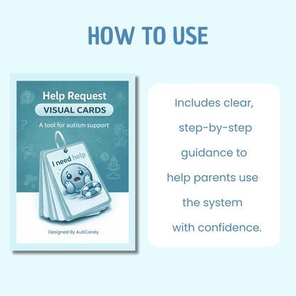 Autism Help Cards for Kids | Teach Self-Advocacy & Reduce Meltdowns | Printable ABA Visual Support