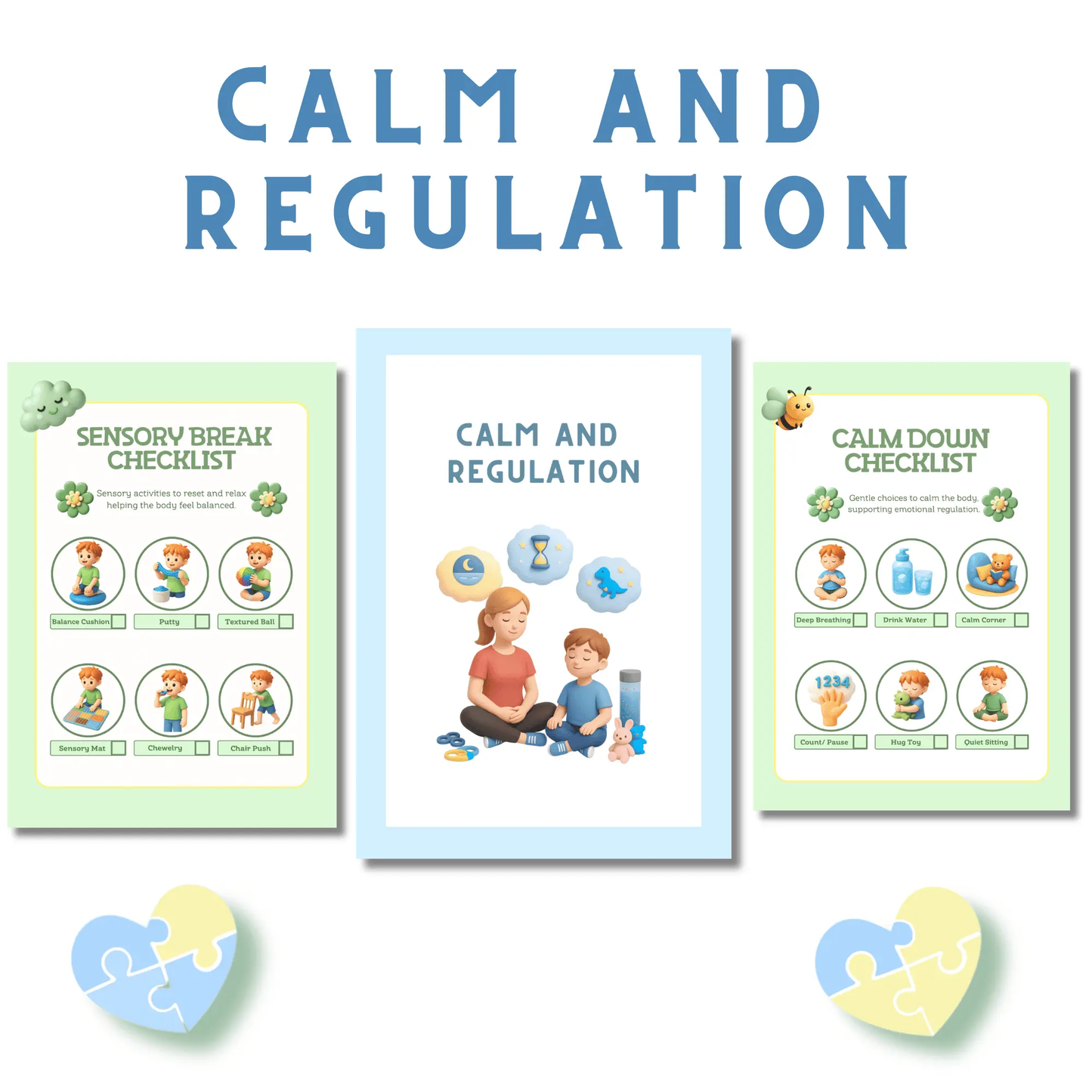 Autism Visual Checklist | Stop Repeating Yourself & Build Daily Routine Independence | Printable PDF
