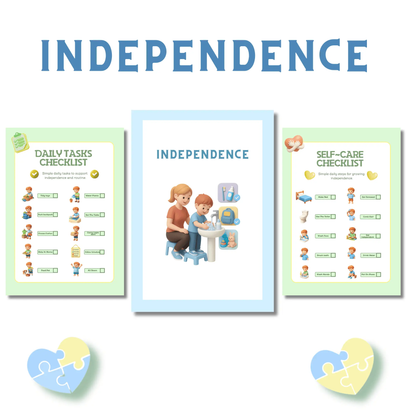 Autism Visual Checklist | Stop Repeating Yourself & Build Daily Routine Independence | Printable PDF