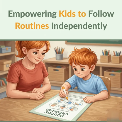 autism visual daily checklist printable for kids routine independence