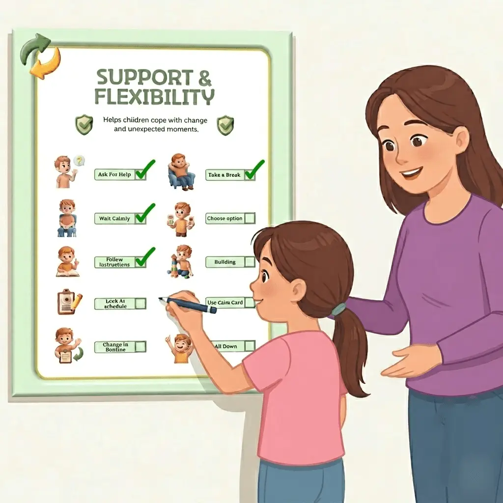 Autism Visual Checklist | Stop Repeating Yourself & Build Daily Routine Independence | Printable PDF