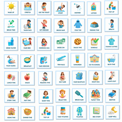 Visual Daily Routine Cards for Autism & ADHD | Printable Schedule Cards to Reduce Anxiety & Build Independence