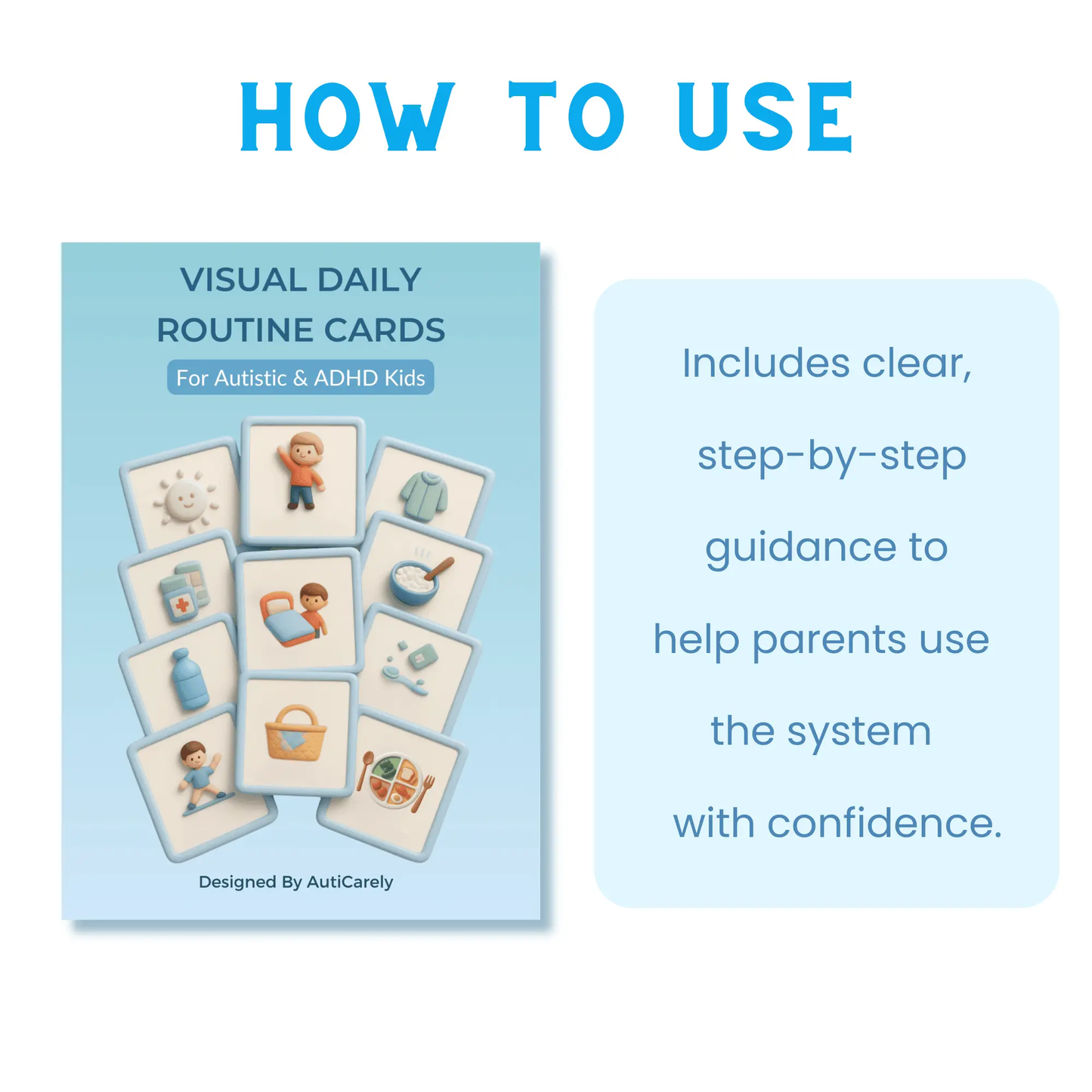 Visual Daily Routine Cards for Autism & ADHD | Printable Schedule Cards to Reduce Anxiety & Build Independence