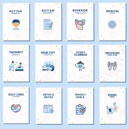 autism progress tracker printable care planner for parents therapists