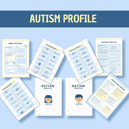 autism progress tracker printable care planner for parents therapists