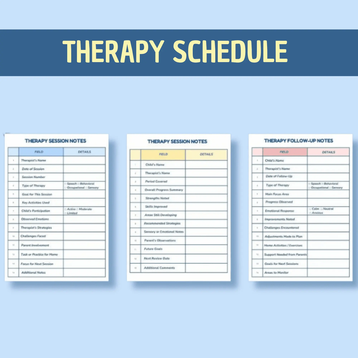 Autism Progress Tracker & Care Planner | Visual Charts to Monitor Behavior, Routines & Growth | Printable PDF