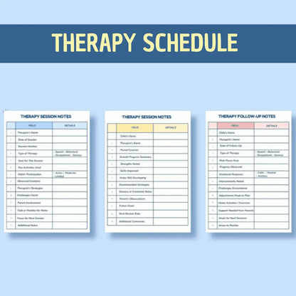 Autism Progress Tracker & Care Planner | Visual Charts to Monitor Behavior, Routines & Growth | Printable PDF