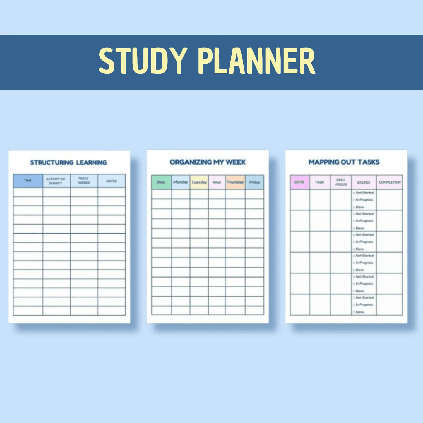Autism Progress Tracker & Care Planner | Visual Charts to Monitor Behavior, Routines & Growth | Printable PDF