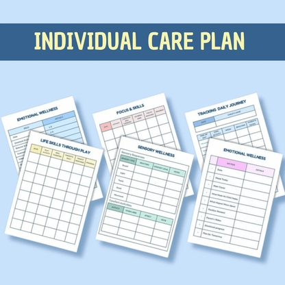 Autism Progress Tracker & Care Planner | Visual Charts to Monitor Behavior, Routines & Growth | Printable PDF