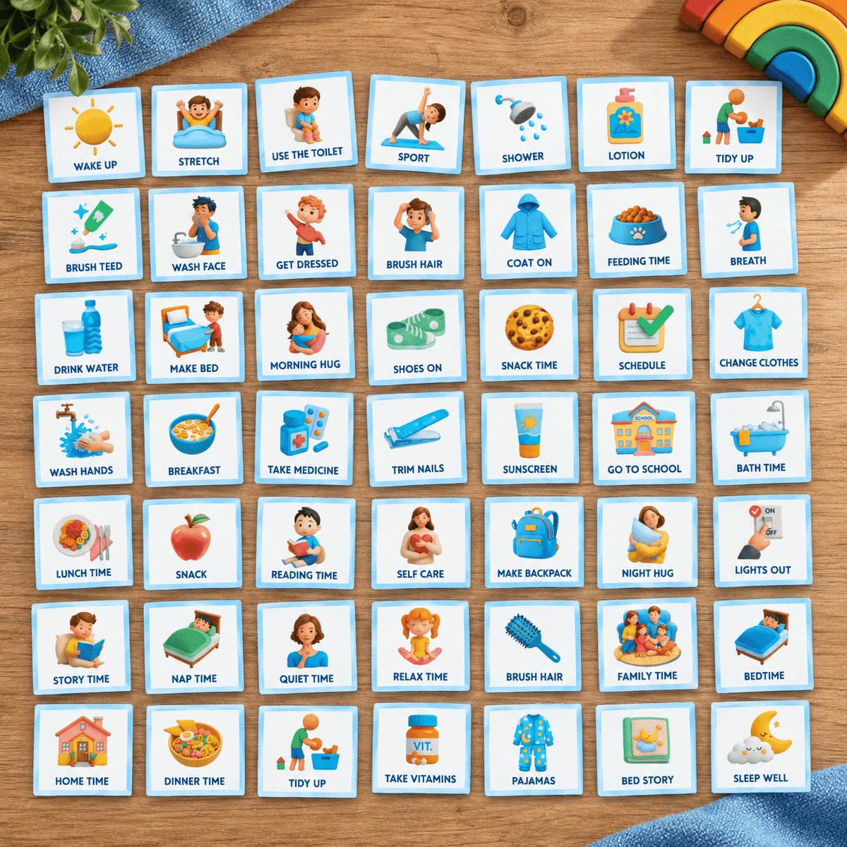Visual Routine Bundle for Autism & ADHD | Your Child Refuses, Shuts Down & Melts Down... Give Them the Clarity That Finally Brings Peace | Printable
