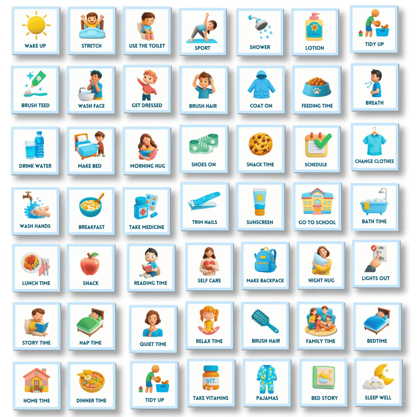 Visual Routine Bundle for Autism & ADHD | Your Child Refuses, Shuts Down & Melts Down... Give Them the Clarity That Finally Brings Peace | Printable