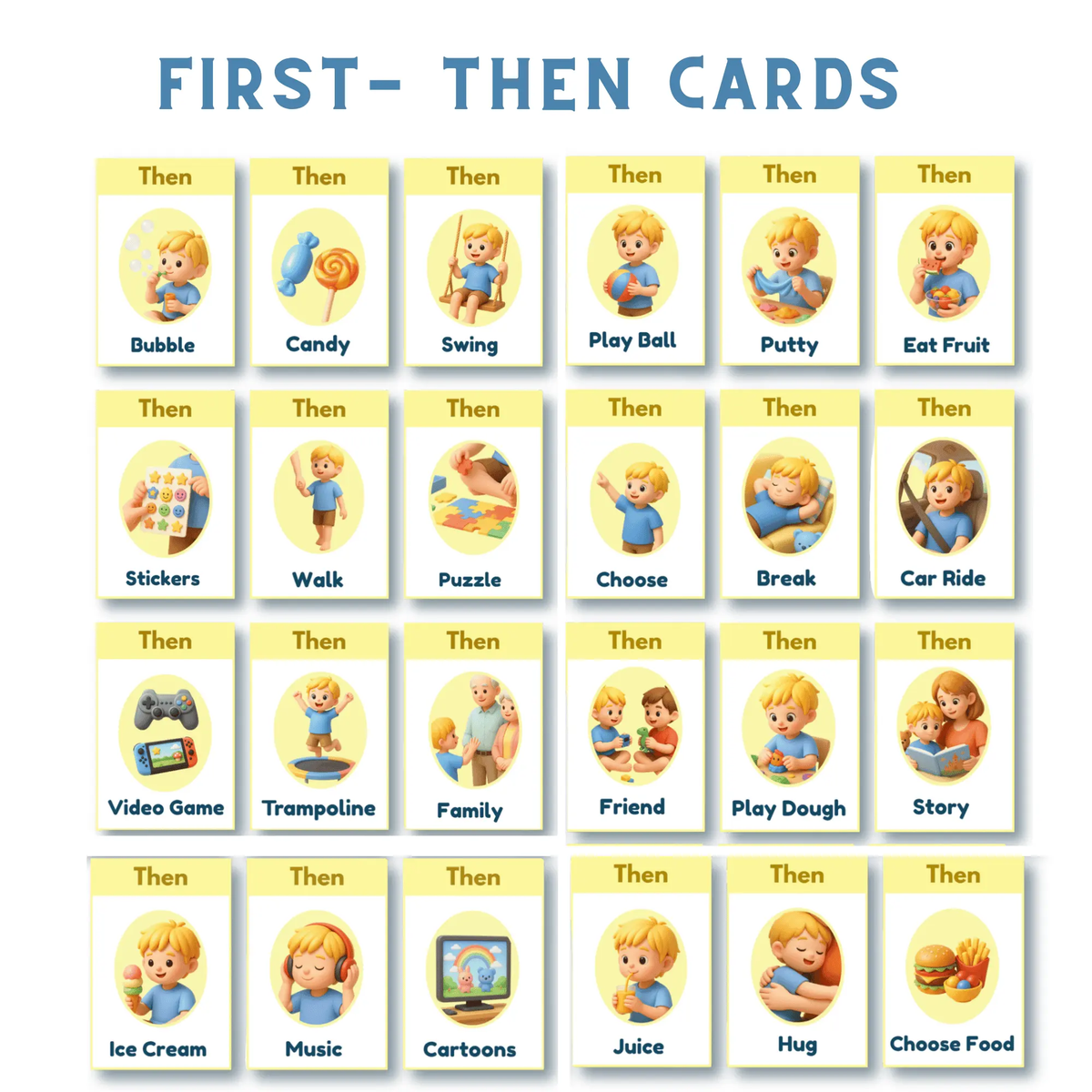 Visual Routine Bundle for Autism & ADHD | Your Child Refuses, Shuts Down & Melts Down... Give Them the Clarity That Finally Brings Peace | Printable
