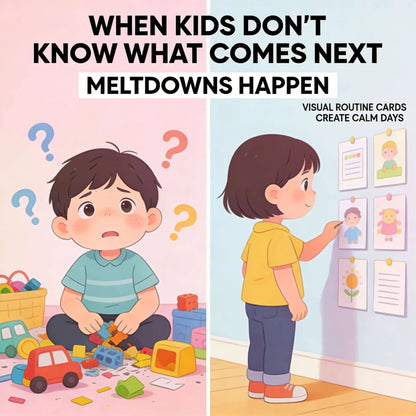Visual Routine Bundle for Autism & ADHD | Your Child Refuses, Shuts Down & Melts Down... Give Them the Clarity That Finally Brings Peace | Printable